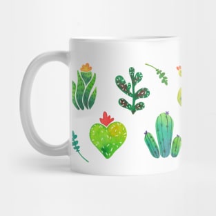 Watercolor Cacti (Cactus Pattern) Mug